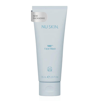Nu Skin front packaging showing product and clear branding, highlighting a neat presentation