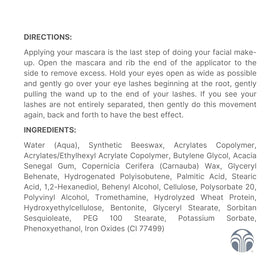 Nu Skin model applying mascara showing easy, buildable application