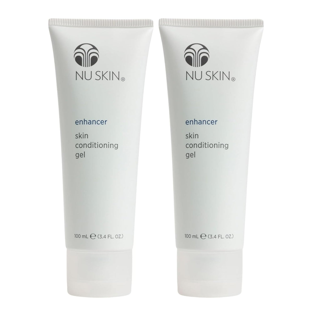 Nu Skin front packaging showing two tubes and clear gel benefit soothing