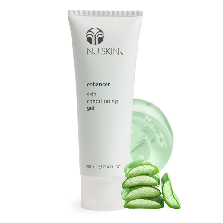 Nu Skin front packaging showing tube and label, clear branding and size