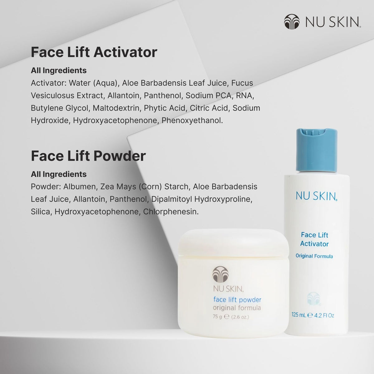 Nu Skin lifestyle mirror touch-up showing quick cosmetic refresh