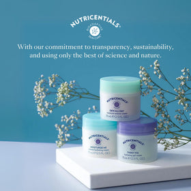 Nu Skin application on hand, demonstrates lightweight spreadability and absorption