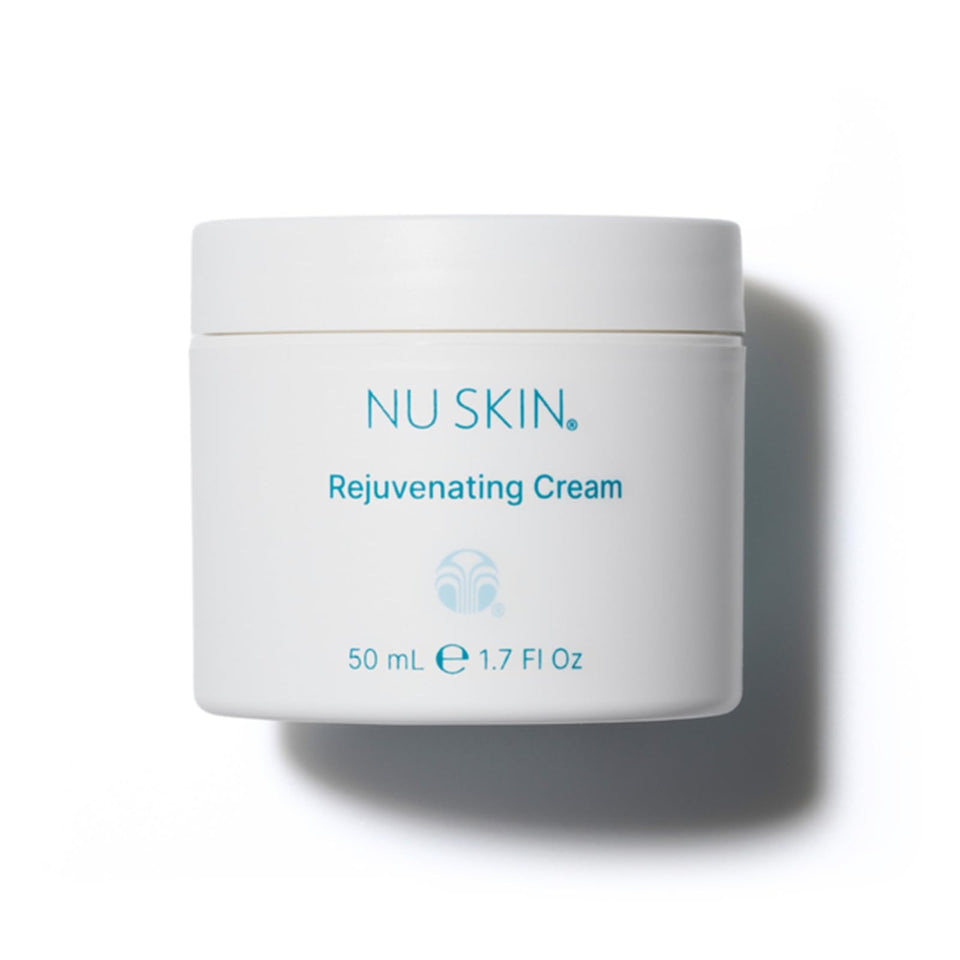 Nu Skin front packaging showing jar and label, conveys trusted hydration