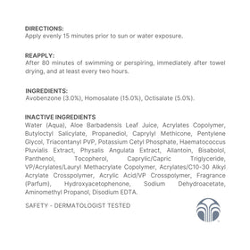 Nu Skin Sunright label closeup showing product name and ingredients