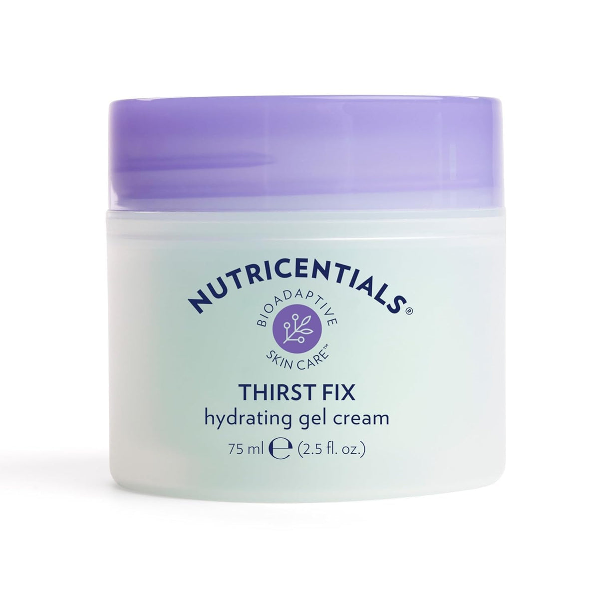 Nu Skin ThirstFix front packaging showing compact jar and label, clear hydration benefit