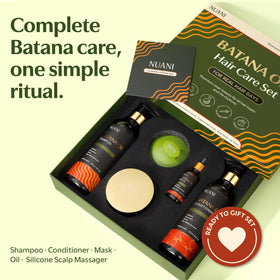 Nuani deep conditioning mask jar label visible and ready to use