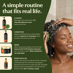 Nuani full set styled in bathroom to show routine-ready convenience