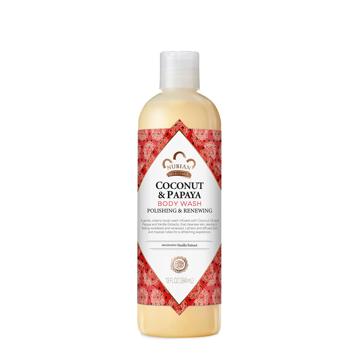 Nubian Heritage front packaging showing bottle and branding for gifting