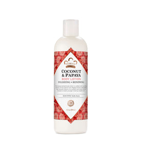 Nubian Heritage front packaging showing 13 oz bottle and label benefit