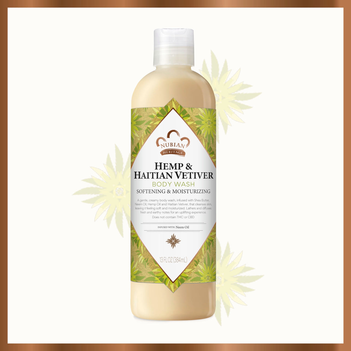 Nubian Heritage being poured into hand showing easy application