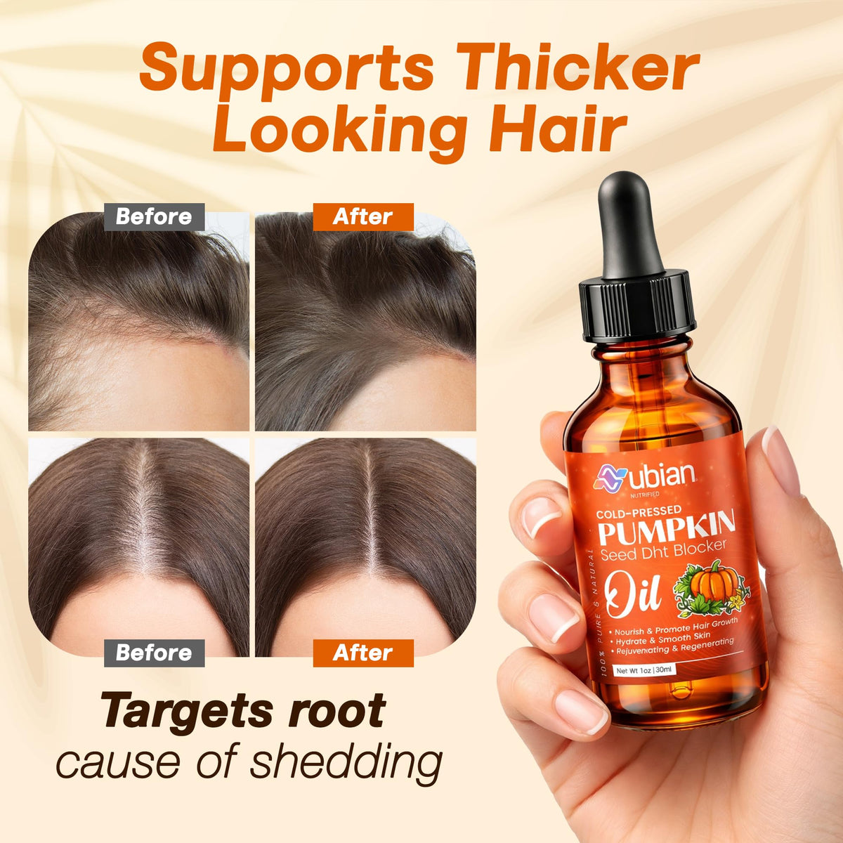 Nubian Nutrified close-up of oil texture highlighting rich nutrients
