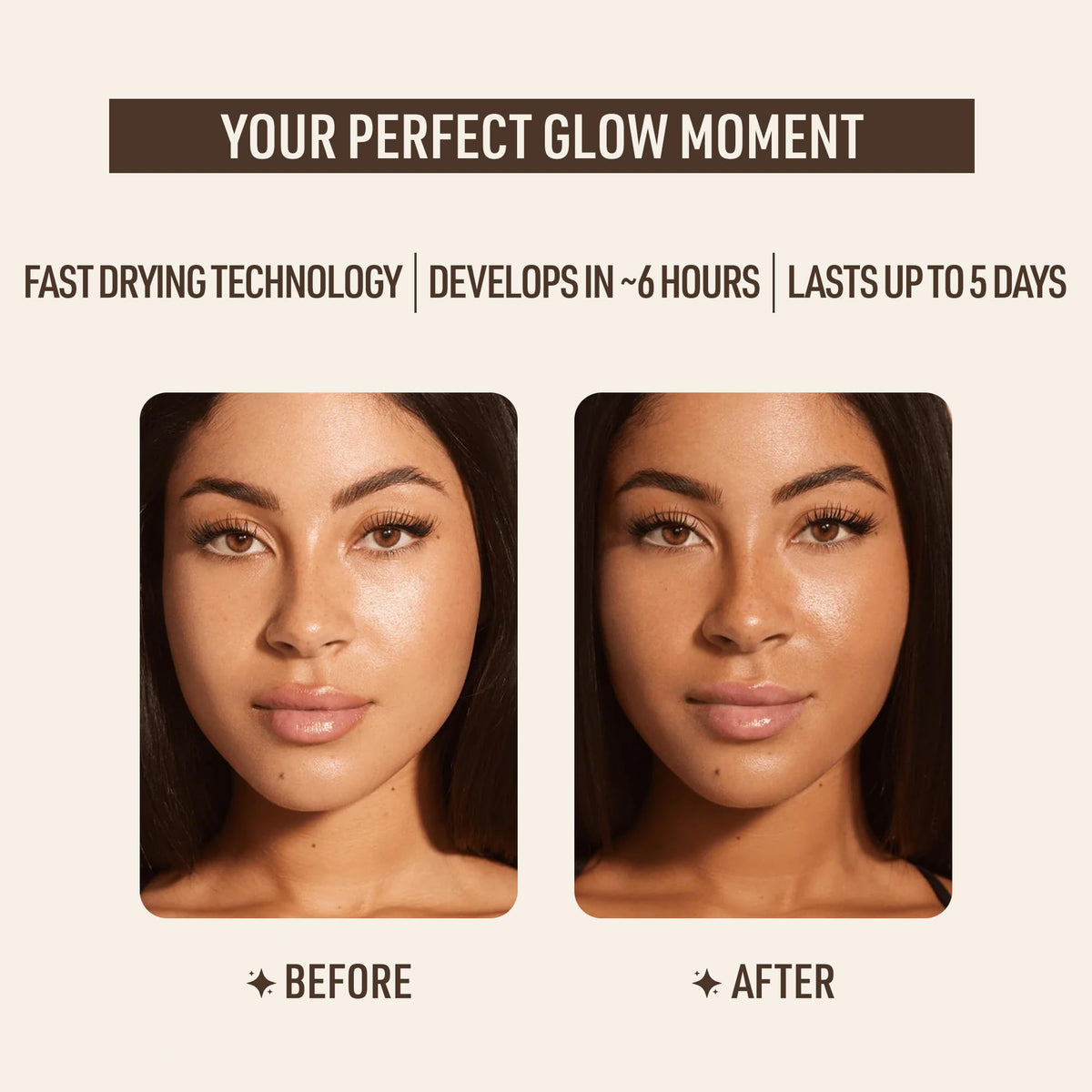 Nuda texture on hand demonstrating clear, lightweight formula that hydrates