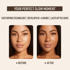 Nuda texture on hand demonstrating clear, lightweight formula that hydrates