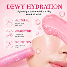 NUDENTA lip application highlighting plumping and soft definition