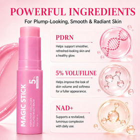 NUDENTA close-up texture of pink balm demonstrating smooth glide