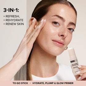 Nudestix close-up of balm texture illustrating smooth dewy finish and lightweight hydration