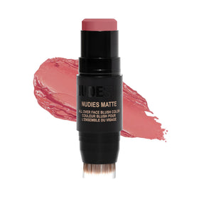Nudestix Nudies blush stick front view showing compact design and color