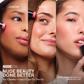 Nudestix recyclable tin packaging shown to emphasize eco-friendly storage