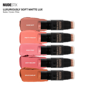 Nudestix placed in a travel bag portraying quick touchup readiness