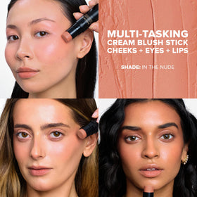 Nudestix creamy swatch on skin illustrating smooth blendability benefit