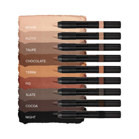 Nudestix on vanity styled scene showing quick everyday application