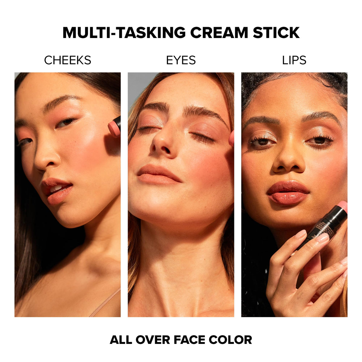 Nudestix creamy matte texture close-up demonstrating smooth blendability benefit