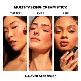 Nudestix creamy matte texture close-up demonstrating smooth blendability benefit