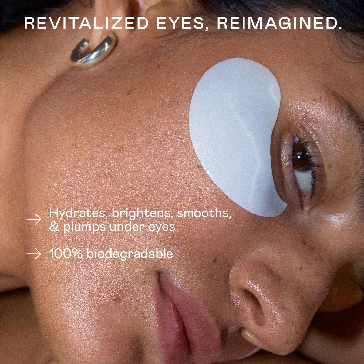 NUFACE hydrogel texture close-up, shows cushiony cooling hydration
