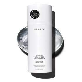 NuFACE IonPlex gel front packaging showing product clarity and benefit