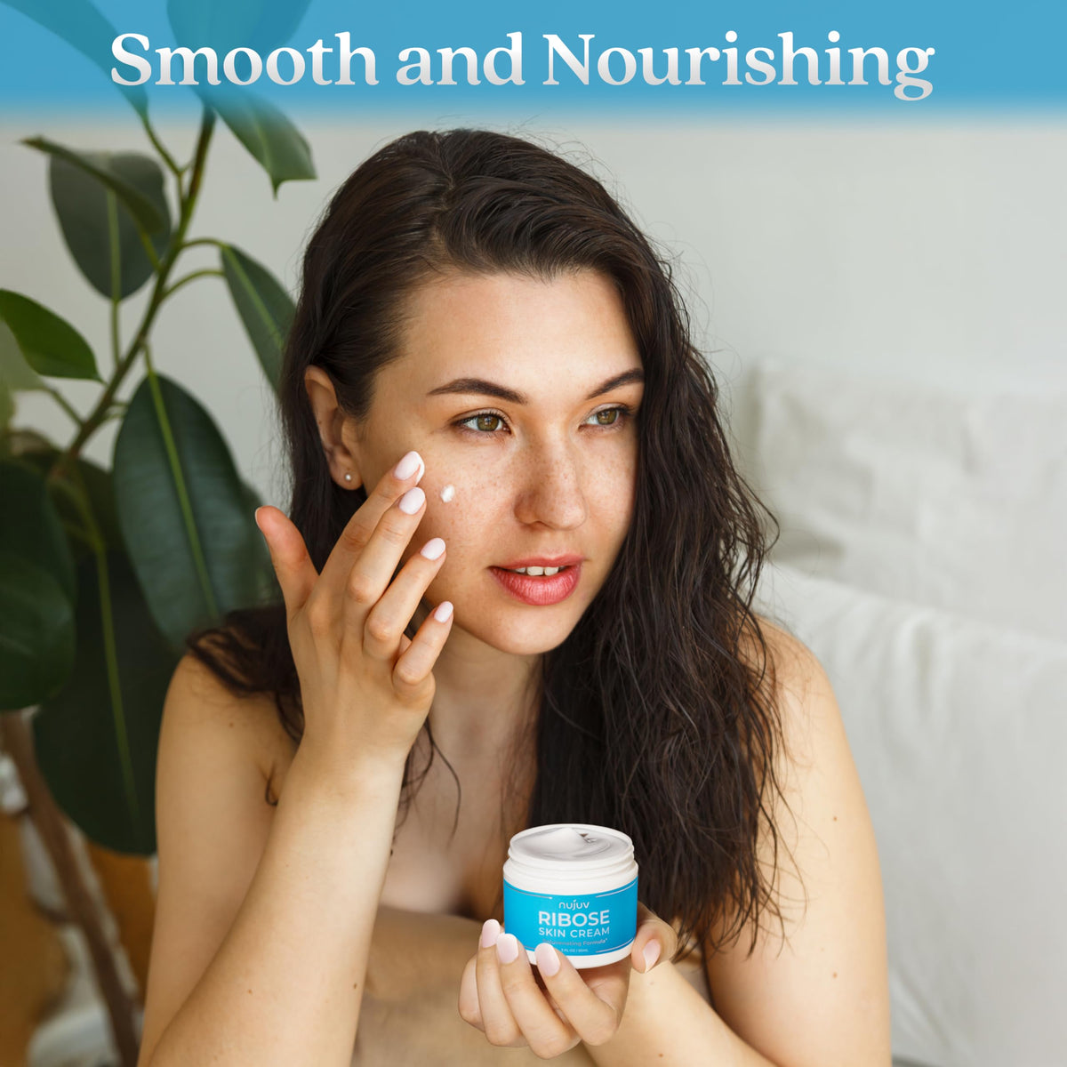 nuJuv ingredient label detail highlighting ribose and hyaluronic acid