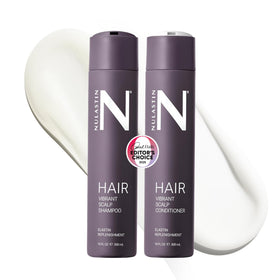 NULASTIN front packaging showing both bottles and product pairing benefit