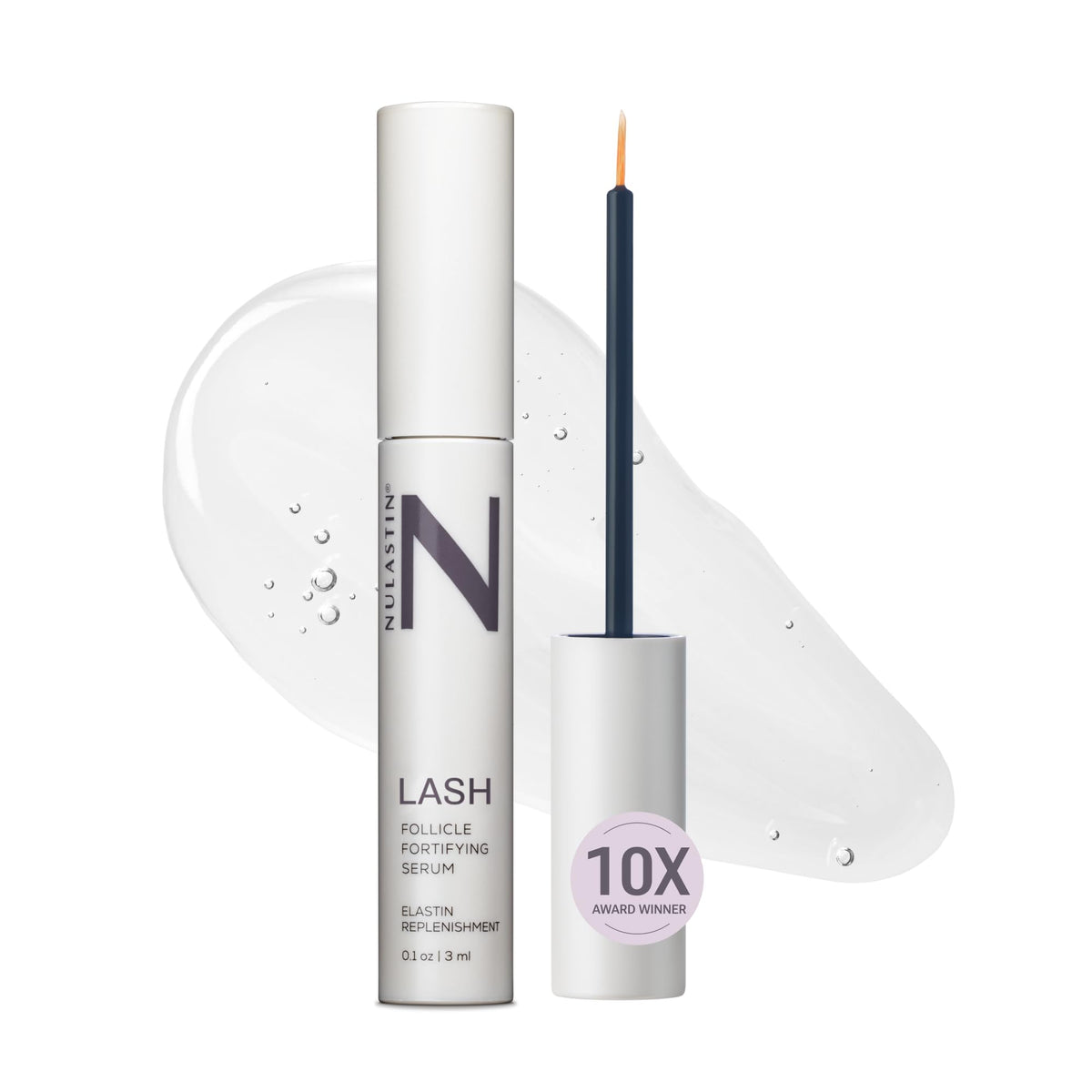 NULASTIN front packaging showing bottle and box, highlights clinical focus