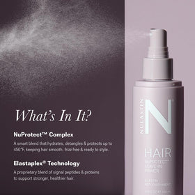 NULASTIN before and after hair photo reducing frizz and breakage