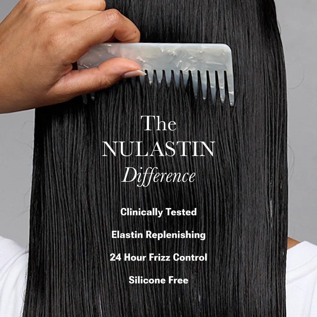 NULASTIN styling scene in bathroom showing easy daily use