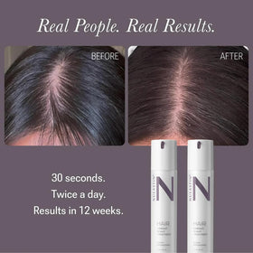 NULASTIN close-up of serum drop highlighting lightweight texture and fast absorption