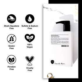 Number 4 creamy shampoo texture close-up demonstrating moisturizing consistency