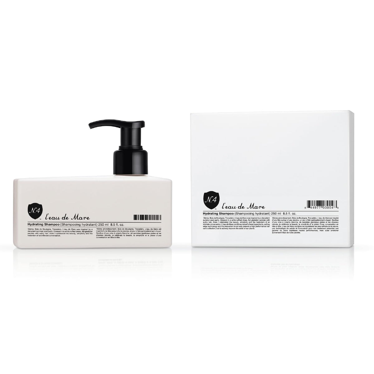Number 4 front packaging showing product and moisturizing benefit