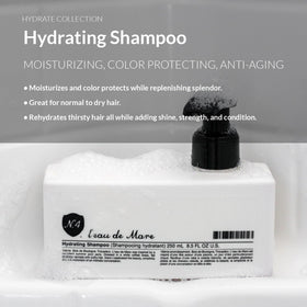 Number 4 creamy lather texture demonstrating gentle cleansing and hydration