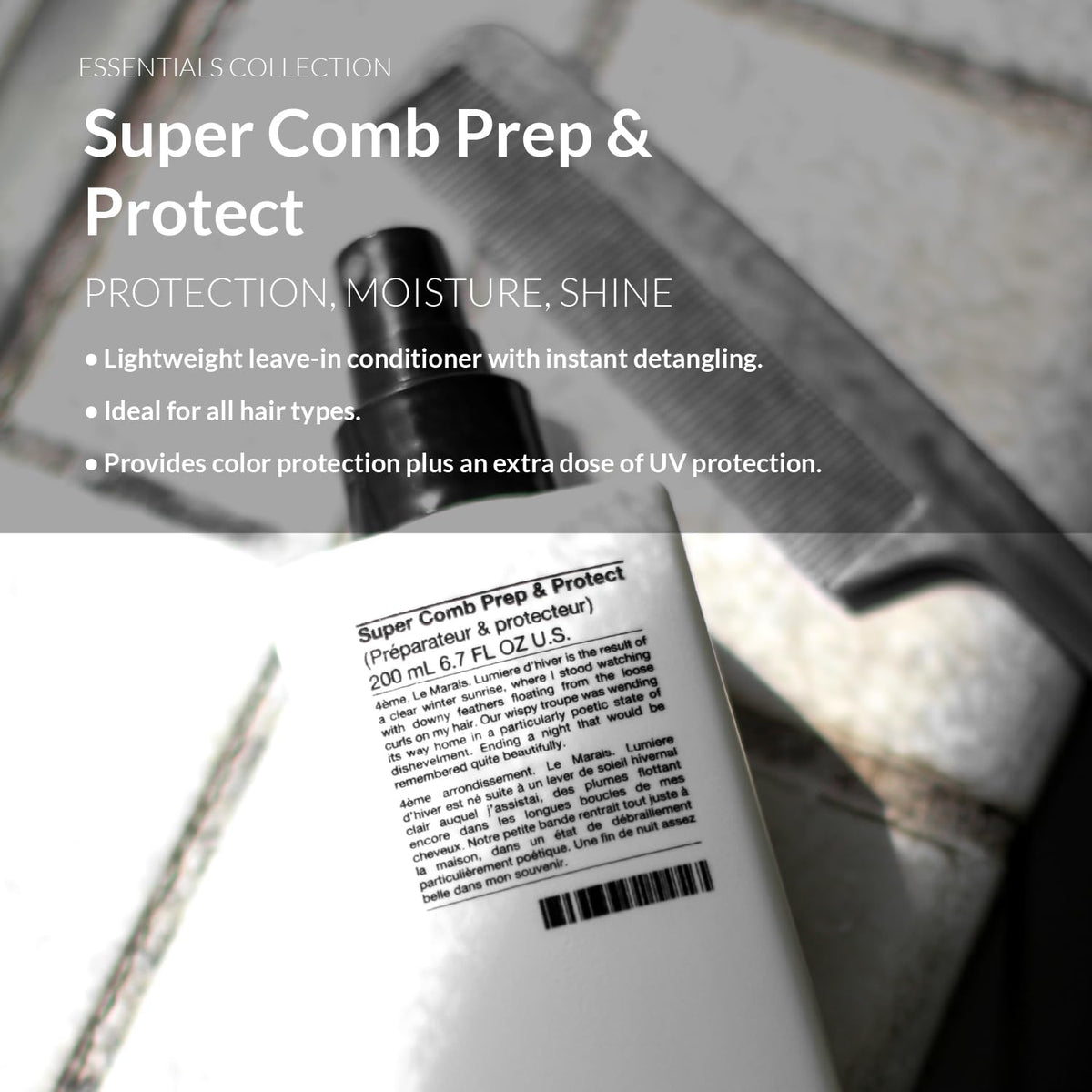 Number 4 spray nozzle close-up demonstrating easy mist application for even coverage