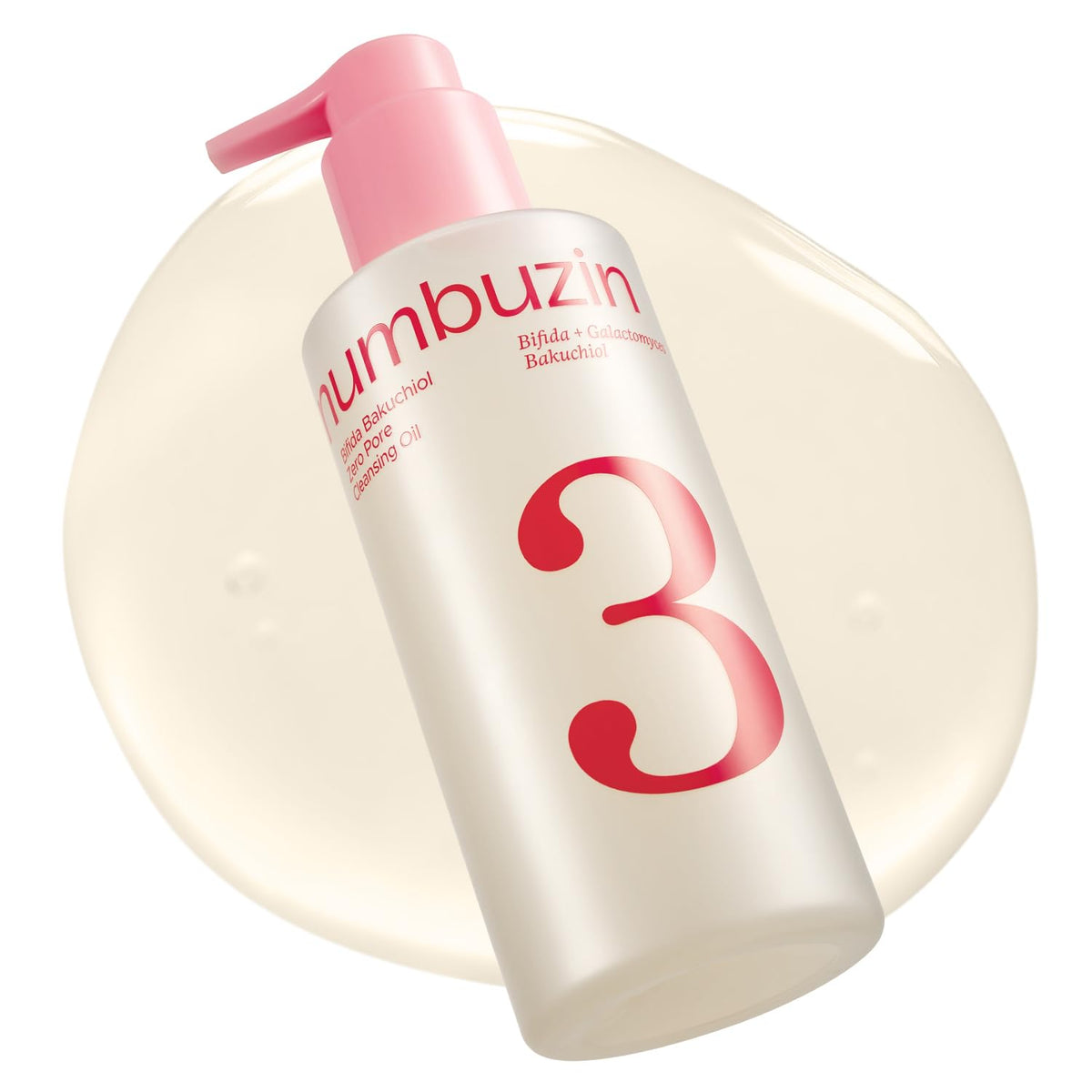 numbuzin front packaging showing bottle and branding for clear pore benefit