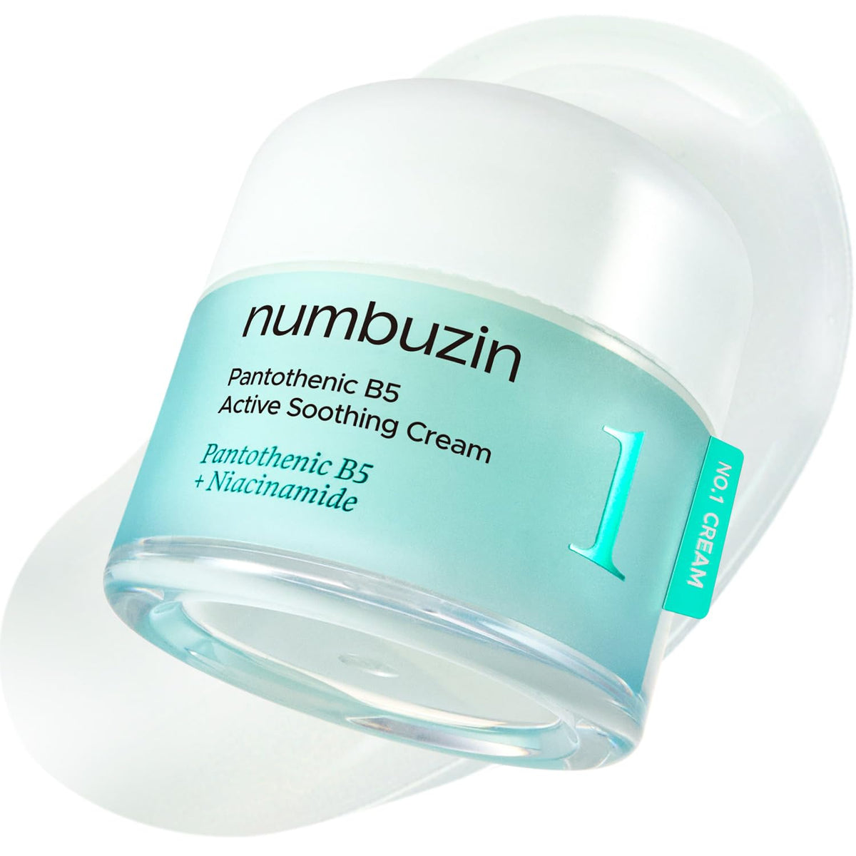 numbuzin front packaging showing jar and label for clear identification and trust