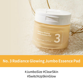 numbuzin open jar with one jumbo pad visible for easy application