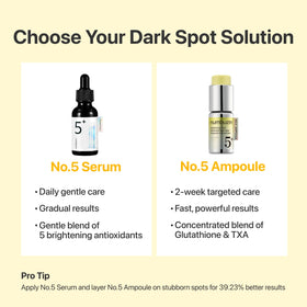 numbuzin ampoule on nightstand in nighttime routine promoting evening use benefit