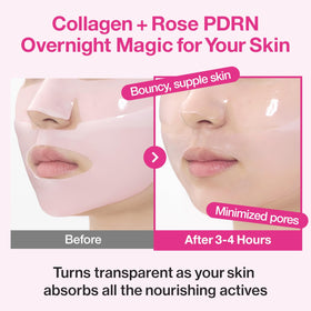 numbuzin close-up of collagen gel highlighting fast absorption benefit
