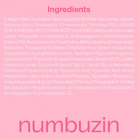 numbuzin bottle on vanity with towel and skincare, easy daily routine integration