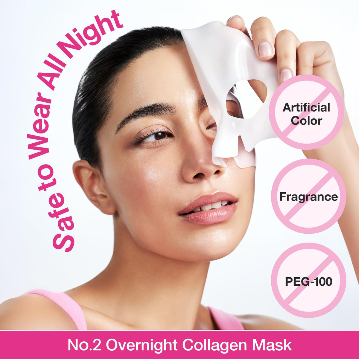 numbuzin mask turning transparent showing visual absorption cue benefit