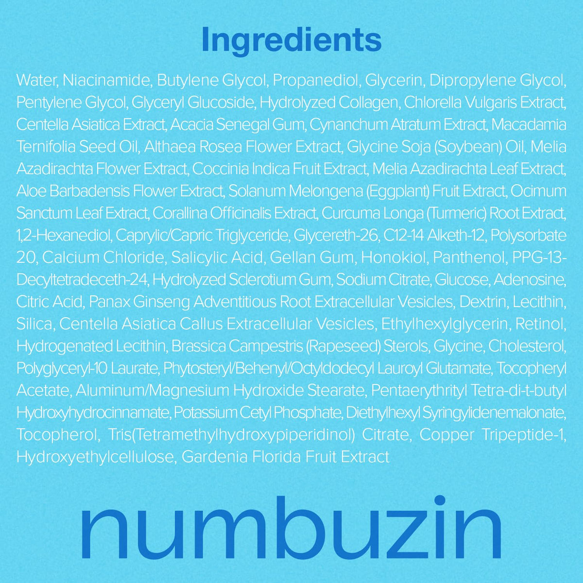 numbuzin before after swatch showing visible pore refinement benefit