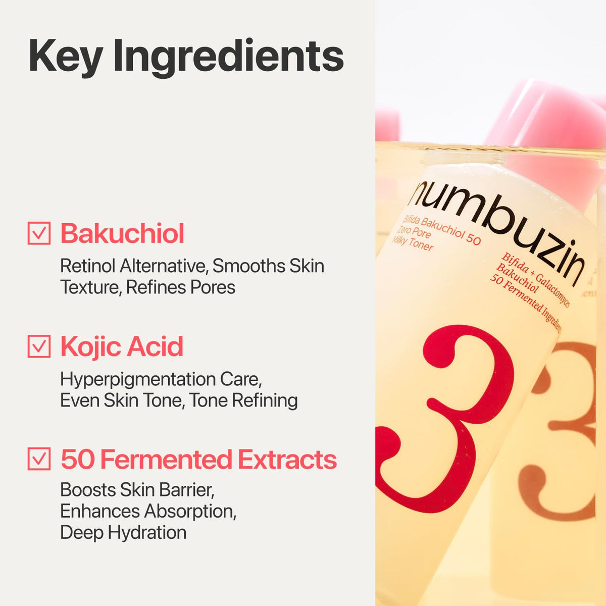numbuzin on bathroom shelf in lifestyle scene for daily routine