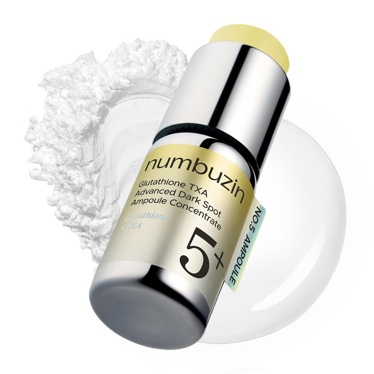 numbuzin front packaging showing ampoule bottle and clear branding for confidence