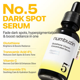 numbuzin dropper close-up dispensing serum to highlight concentration